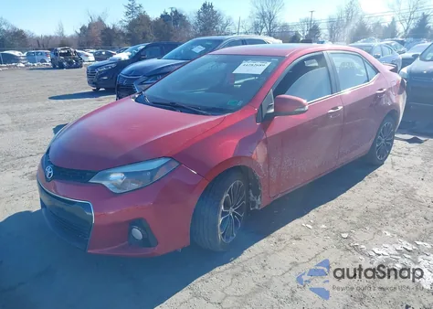 2016 Toyota Corolla S Plus z USA, uszkodzony, nr VIN 2T1BURHE1GC581753